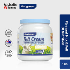 Maxigenes Full Cream Instant Nutritional Milk Powder High Calcium 1kg