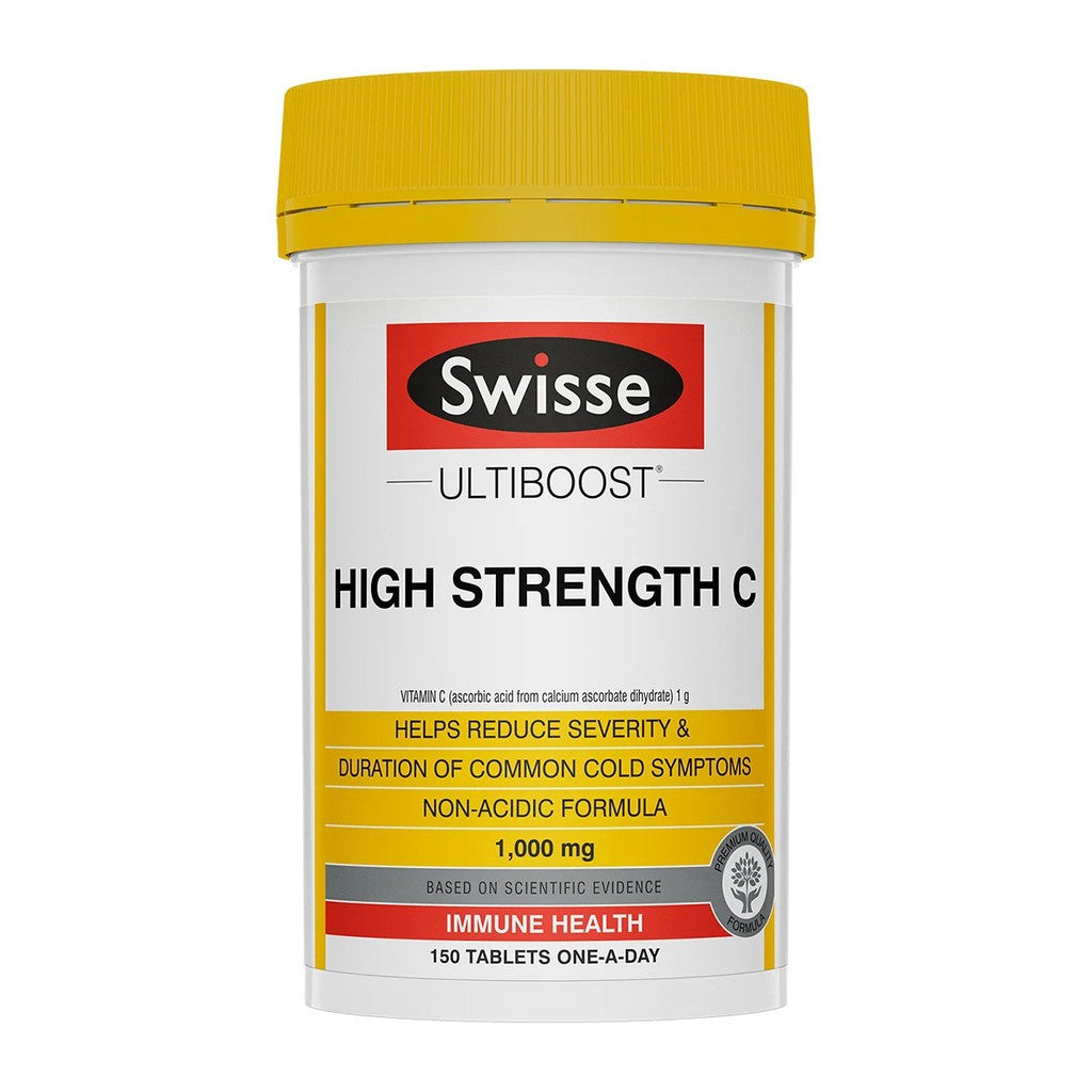 Swisse Ultiboost High Strength C Immune Vitamin C 150 Tablets