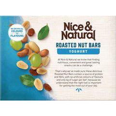 Nice and Natural Roasted Nut Bars Yoghurt 6 Bars 192g.