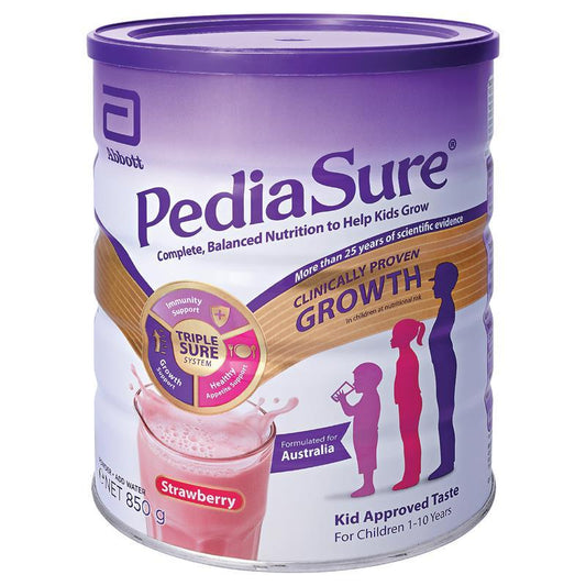 PediaSure 儿童成长均衡营养草莓味 850g 粉剂