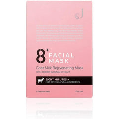 8+ Minute Goat Milk Rejuvenating Mask with Cherry Blossom Extract 25ml x 10 Sachets