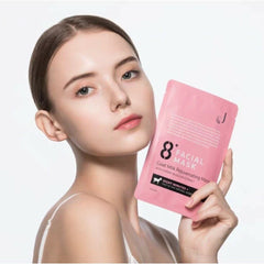 8+ Minute Goat Milk Rejuvenating Mask with Cherry Blossom Extract 25ml x 10 Sachets