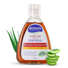 Redwin Coal Tar /Tea Tree Shampoo Dry Itchy Scalp Dandruff Clean Hair Revitaliser 250ml