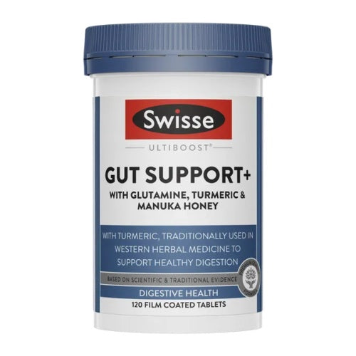 Swisse Ultiboost Gut Support + 120 Tablets Support Healthy Digestion