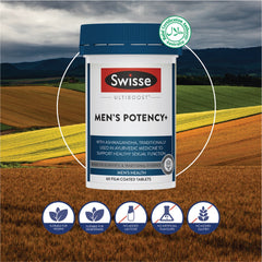 Swisse Ultiboost Men's Potency+ 60 Film Coated Tablets