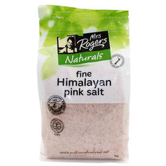 Mrs Rogers Himalayan Rose Pink Salt 1kg Pink Fine Sea Salt